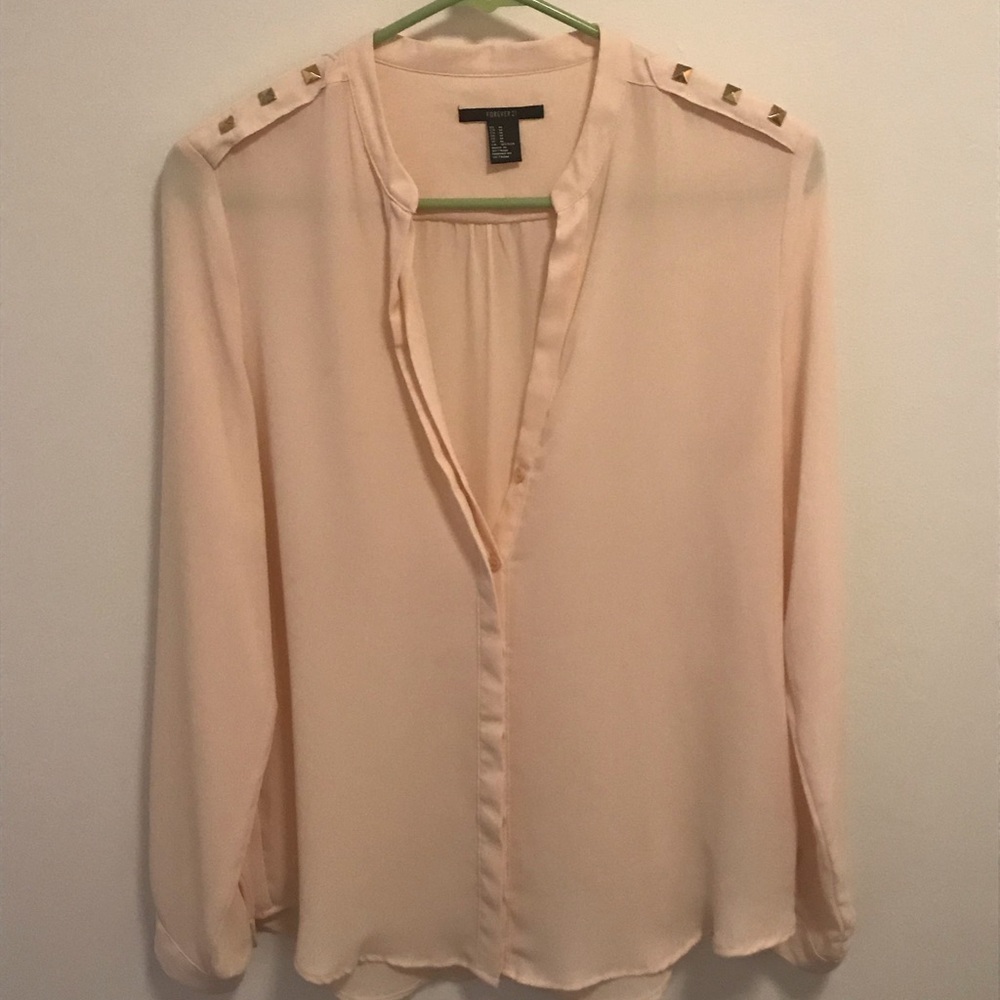 Blush blouse